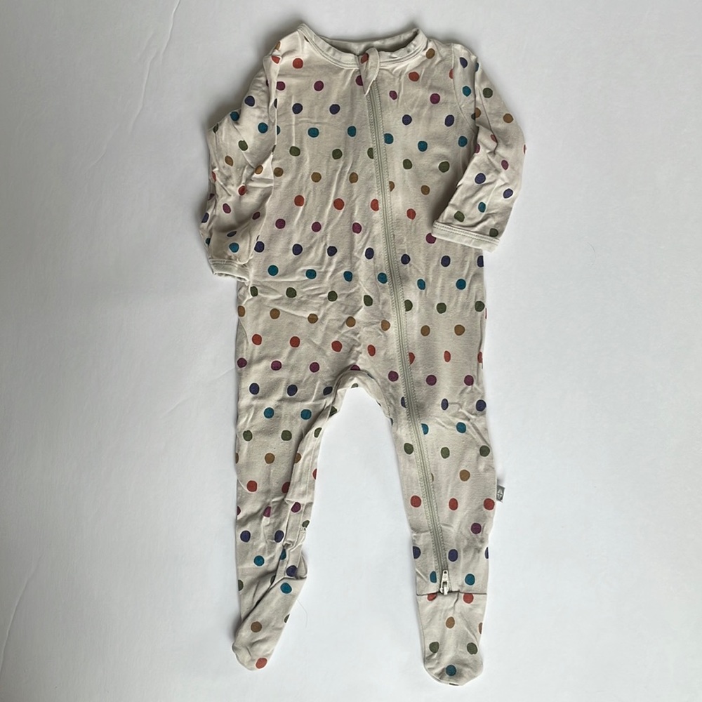 Kyte Baby Polka Dot Zip Footie